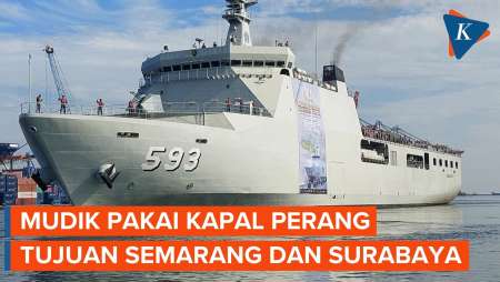 Menko Polkam Lepas Ribuan Pemudik Gratis Naik KRI Banda Aceh