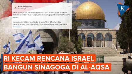 Indonesia Kecam Rencana Israel Bangun Sinagoga di Kompleks Masjid Al-Aqsa