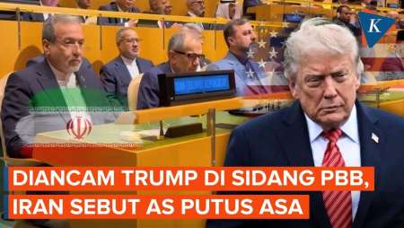Diancam Trump Di Sidang Umum PBB, Iran: AS Putus Asa!