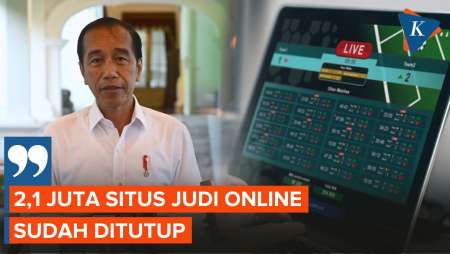Jokowi Sebut Pemerintah Sudah Tutup 2,1 Juta Situs Judi Online