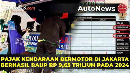 Pajak Kendaraan Bermotor di Jakarta Raup Rp 9,65 Triliun pada 2024