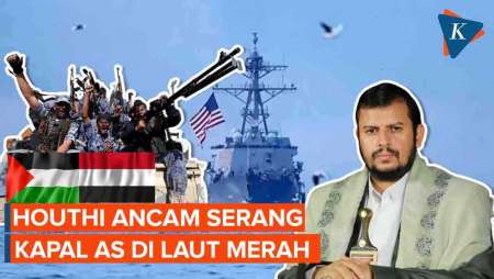 Houthi Ancam Serang Kapal AS yang Beroperasi di Laut Merah