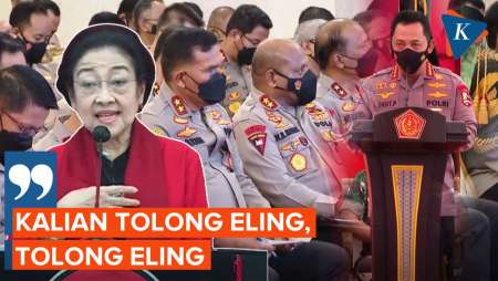 Ingatkan Publik Harus Dilindungi Hukum, Megawati: Polri Tolong Eling!