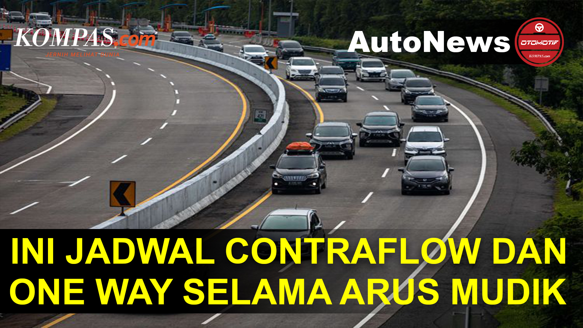 Jadwal Contraflow dan One Way Jalan Tol Selama Arus Mudik Lebaran 2023