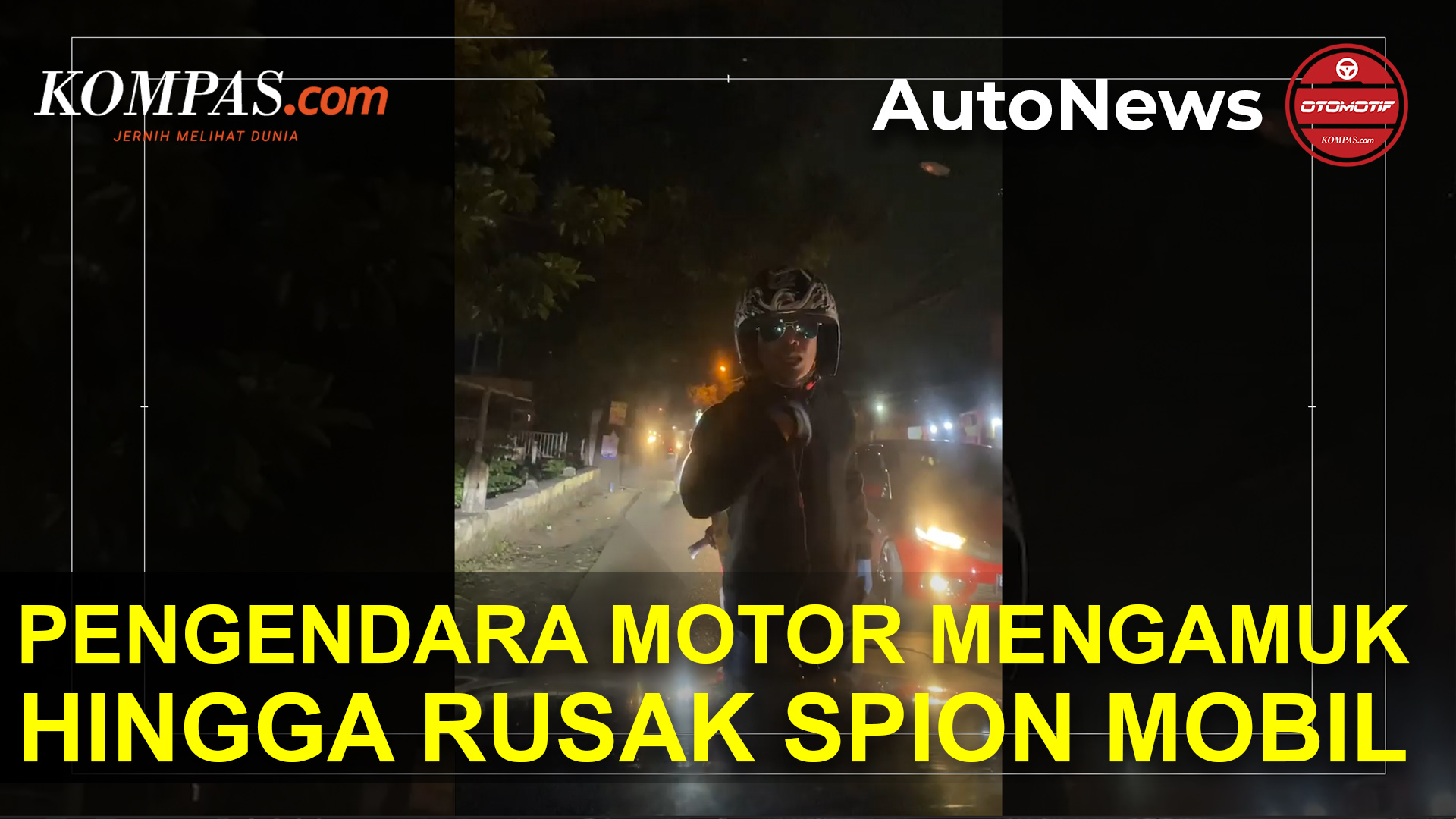 Pengendara Motor Mengamuk hingga Rusak Spion Mobil di Depok. Ini Acaman Hukumannya!