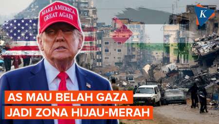 AS Mau Belah Gaza Jadi Zona Hijau-Merah Di Bawah Kendali Israel Dan Internasional
