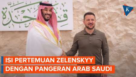Presiden Ukraina Zelenskyy Bertemu Putra Mahkota Arab Saudi, Ini yang Dibahas