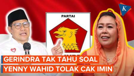 Respons Gerindra soal Yenny Wahid Tolak Cak Imin Jadi Bacawapres Prabowo