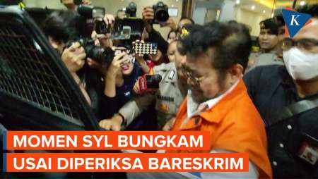 SYL Tutup Mulut dan Jalan Menunduk Usai Diperiksa Bareskrim 6 Jam