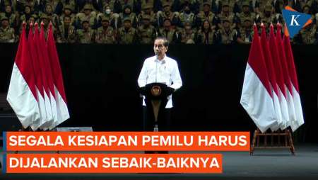 [FULL] Pidato Jokowi di Rapat Konsolidasi Nasional Kesiapan Pemilu 2024