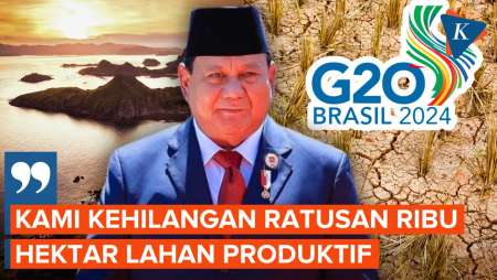 Momen Prabowo Bicara Kenaikan Permukaan Laut di Jawa dalam KTT G20