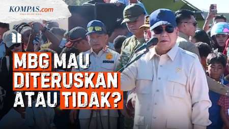Di Tengah Korban Gempa Di NTT, Prabowo: MBG Mau Diteruskan Atau Tidak?