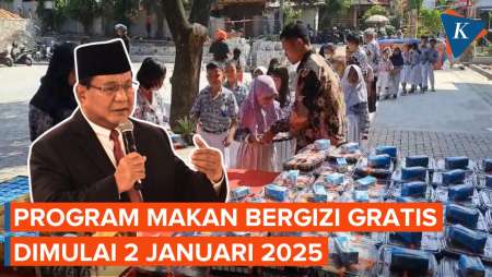 Program Makan Bergizi Gratis Prabowo-Gibran Akan Dimulai 2 Januari 2025