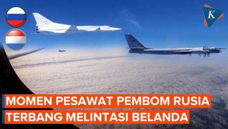 Pesawat Pengebom Strategis Rusia Terbang dan Terlacak Menuju Wilayah Udara Belanda