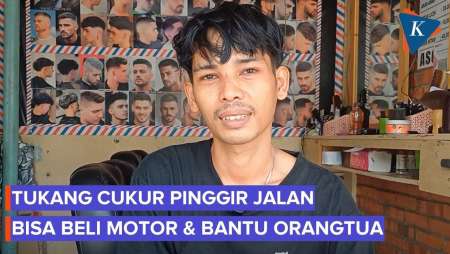 Tukang Cukur Jadi Sumber Nafkah Para Perantau, Sehari Bisa Rp 500 Ribu