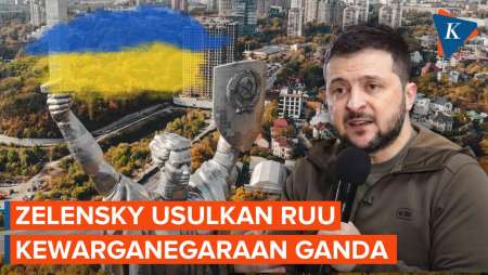 Ikuti Langkah Putin, Zelensky Tawarkan Kewarganegaraan Ganda Ukraina