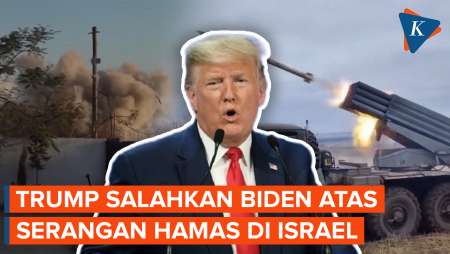 Trump Salahkan Biden atas Perang Rusia-Ukraina dan Hamas-Israel