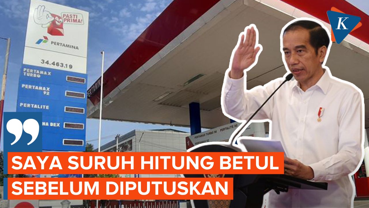 Pesan Jokowi Terkait Harga BBM Bakal Naik