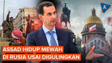 Eks Presiden Suriah Bashar Al-Assad Hidup Mewah Di Rusia Setelah Digulingkan