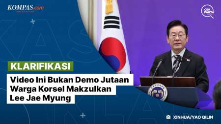 [KLARIFIKASI] Video Ini Bukan Demo Jutaan Warga Korsel Makzulkan Lee Jae Myung