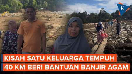 Warga Bantu Warga, Rela Tempuh 40 Km Demi Salurkan Makanan Ke Korban Banjir Sumbar
