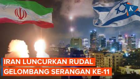Iran Rilis Video Detik-detik Rudal Meluncur ke Israel pada Serangan Gelombang 11