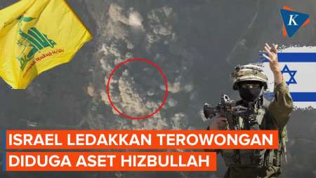 Diduga Aset Hizbullah, Israel Ledakkan Jaringan Terowongan di Lebanon!