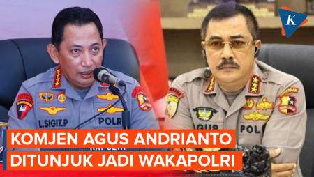 Kapolri Tunjuk Komjen Agus Andrianto Jadi Wakapolri