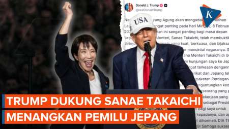 Trump Secara Terbuka Beri Dukungan Penuh Ke Takaichi Jelang Pemilu Jepang