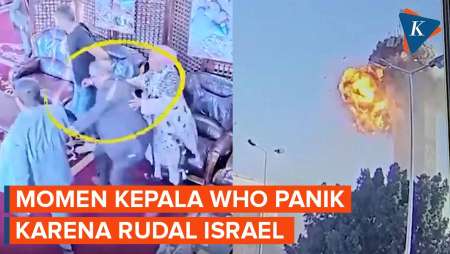 Detik-detik Kepala WHO Berlari Panik Saat Rudal Israel Hantam Bandara Yaman