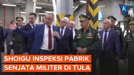 Menhan Rusia Datangi Pabrik Militer di Tula, Minta Produksi Alutsista Ditingkatkan