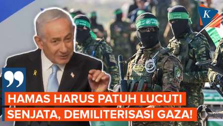 Desak Trump, Netanyahu: Hamas Lucuti Senjata, "Harga Mati" Syarat Gencatan Fase Kedua