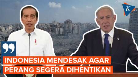 Presiden Jokowi: RI Desak Israel dan Hamas Hentikan Perang