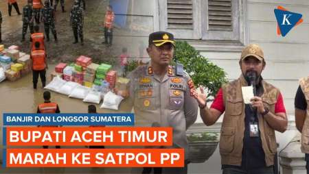 Bupati Aceh Timur Marah Ke Satpol PP, Tak Ada Truk Untuk Bawa Bantuan Bencana