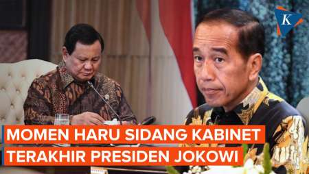 Jokowi-Prabowo Terharu dalam Sidang Kabinet Terakhir di IKN