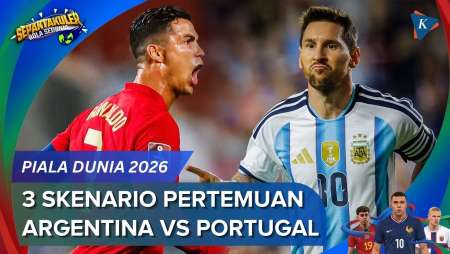Tiga Skenario Pertemuan Argentina-Portugal Di Piala Dunia 2026, Duel Messi Vs Ronaldo