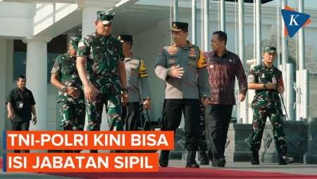 Jokowi Teken UU ASN, Prajurit TNI-Polri Bisa Isi Jabatan Sipil