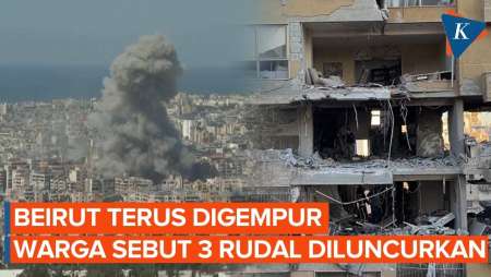 Beirut Terus Digempur, Serangan Rudal Hantam Apartemen Di Aicha Bakkar