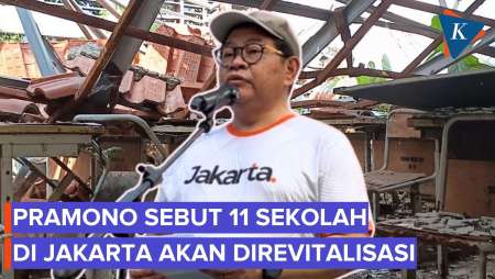 Pramono Sebut 11 Sekolah Akan Direvitalisasi Tahun Ini, Termasuk SDN Kebayoran Lama