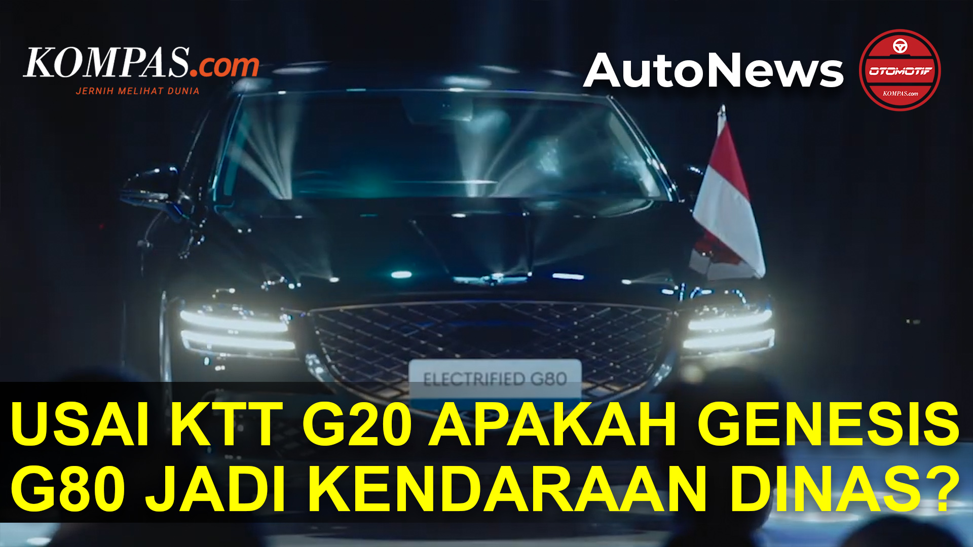 Genesis G80 Bekas KTT G20 Bakal Jadi Kendaraan Dinas?