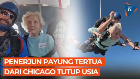 Wanita Chicago Berusia 104 Tahun yang Pernah Skydive Meninggal Dunia