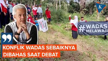 Ganjar: Topik Wadas Sebaiknya Dibahas Saat Debat