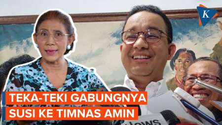 Senyumnya Anies Saat Ditanya soal Susi Pudjiastuti Gabung Timnas AMIN