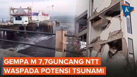 Gempa M 7,7 Guncang NTT, Picu Peringatan Dini Tsunami
