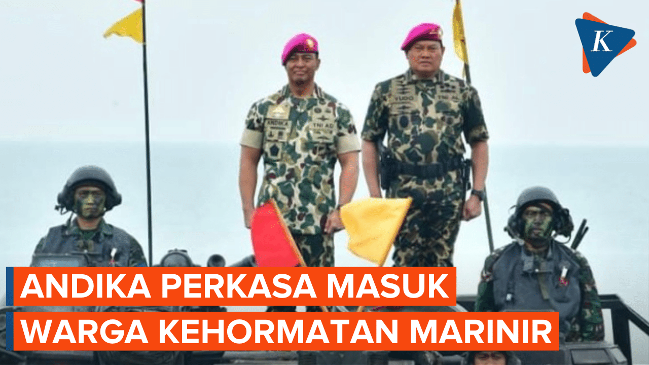 Panglima TNI Diangkat Jadi Warga Kehormatan Marinir