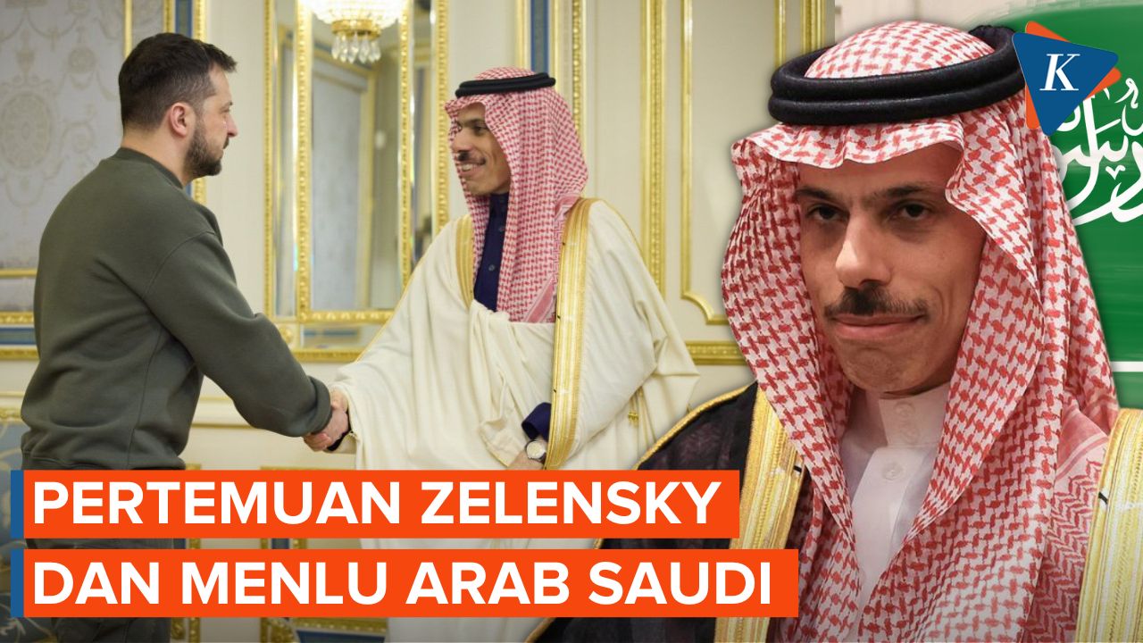 Kunjungan Pertama Pejabat Arab Saudi di Ukraina, Zelensky: Anda Sangat Disambut