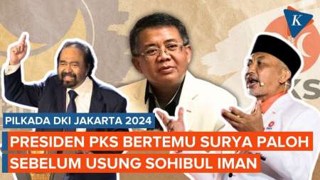  Presiden PKS Temui Surya Paloh Sebelum Usung Sohibul Iman Jadi Cagub Jakarta