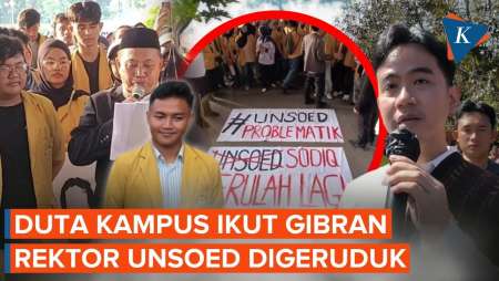 Mahasiswa "Kepung" Rektorat UNSOED, Duta Kampus Ikut Kunker Gibran Jadi Polemik