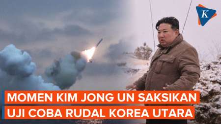 Korut Luncurkan Rudal dari Kapal Selam, Disaksikan Langsung Kim Jong Un