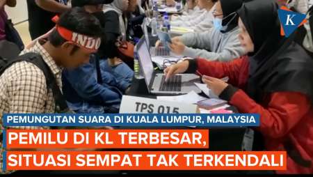 Pemungutan Suara di Kuala Lumpur Sempat Tak Terkendali, Massa Membeludak